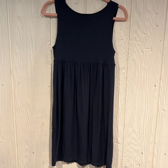 LOFT Sleeveless dress elastic at neckline and bodice size small - Picture 6 of 9